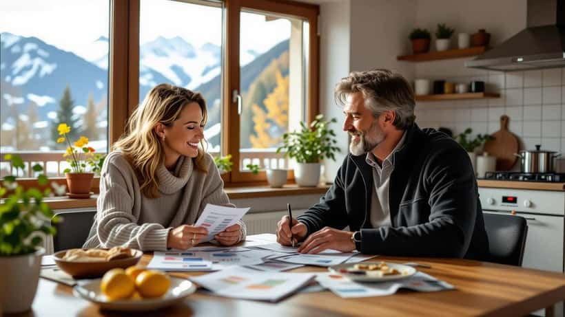 Ménage suisse de la classe moyenne face à ses finances sous pression en 2026