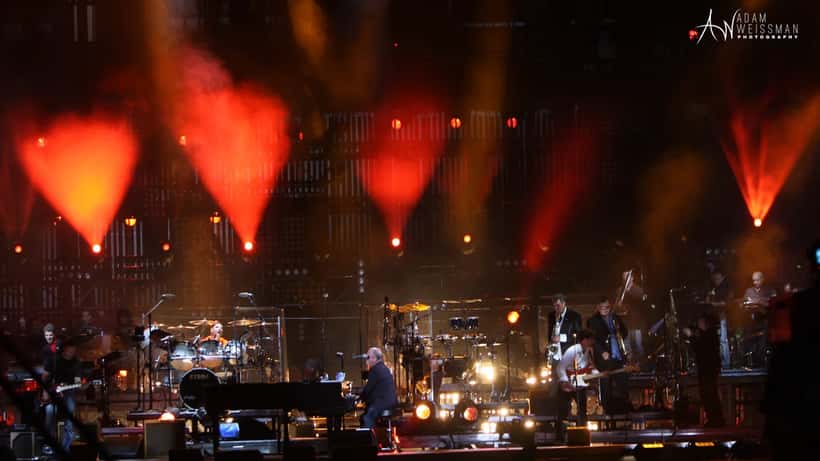 Billy Joel performing live on stage, subject of an unauthorized 2026 biopic controversy touching Canadian personality rights law