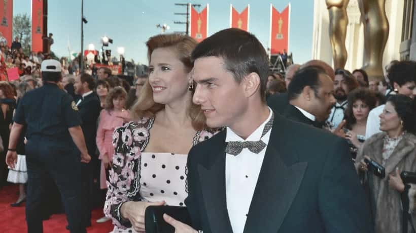 Tom Cruise en la alfombra roja, actor conocido por sus acrobacias de alto riesgo en Misión Imposible
