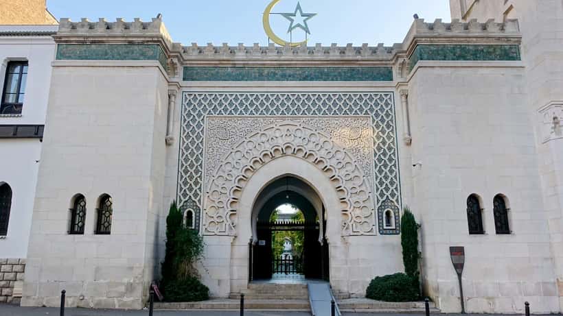 Entrée de la Grande Mosquée de Paris, monument historique