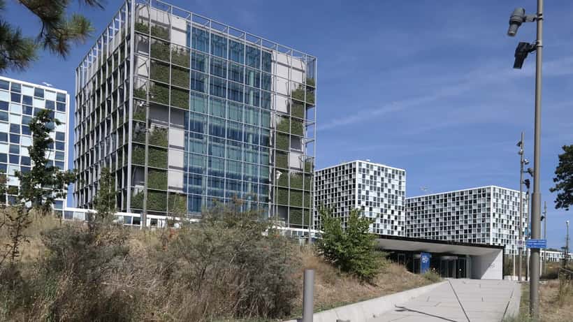 International Criminal Court building in The Hague where war crimes accountability cases are heard