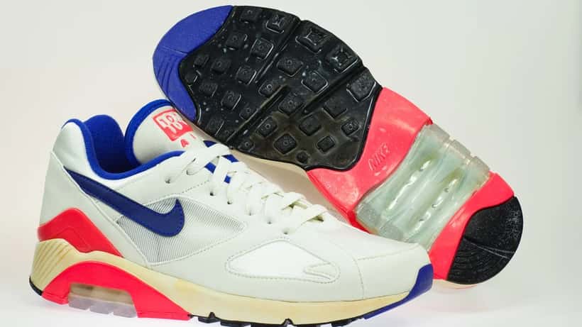 Nike Air Max sneakers representing Nike brand stock performance decline in 2026