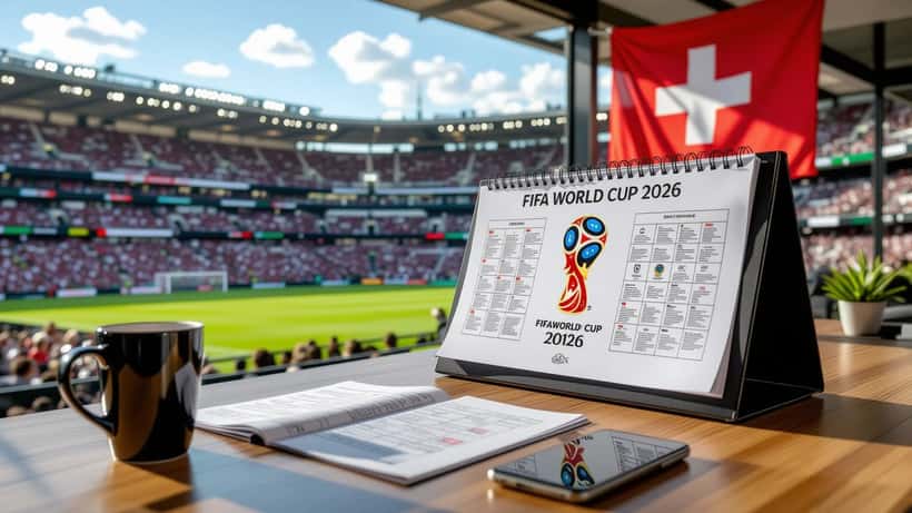 Tableau officiel FIFA Coupe du Monde 2026 avec calendrier des matchs et ambiance stade