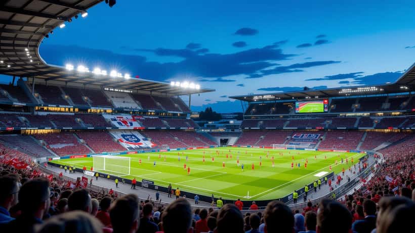 FC Red Bull Salzburg feiert ein Champions-League-Tor 2026