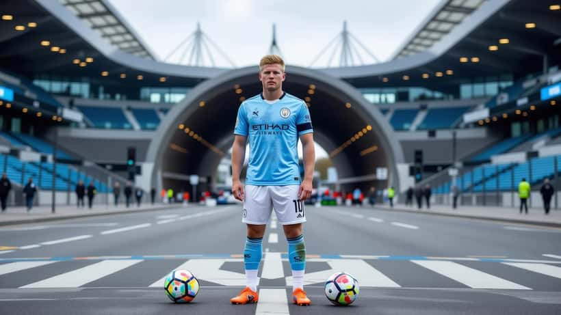 Kevin De Bruyne em 2026 em momento simbólico de decisão de carreira no futebol