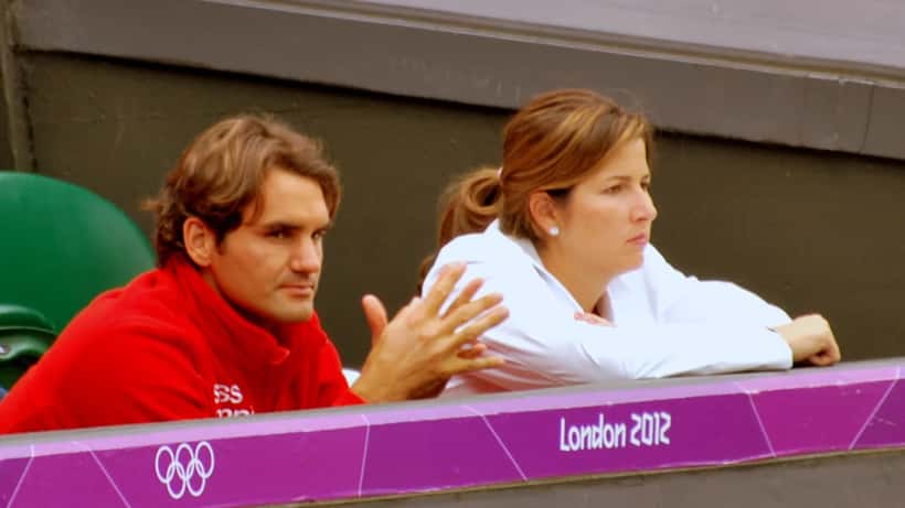 Mirka et Roger Federer, couple dont l'un a sacrifié sa carrière sportive pour soutenir l'autre