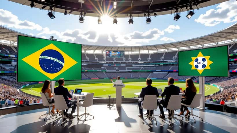 Especialistas portugueses a analisar prognósticos do jogo do Brasil no Mundial 2026