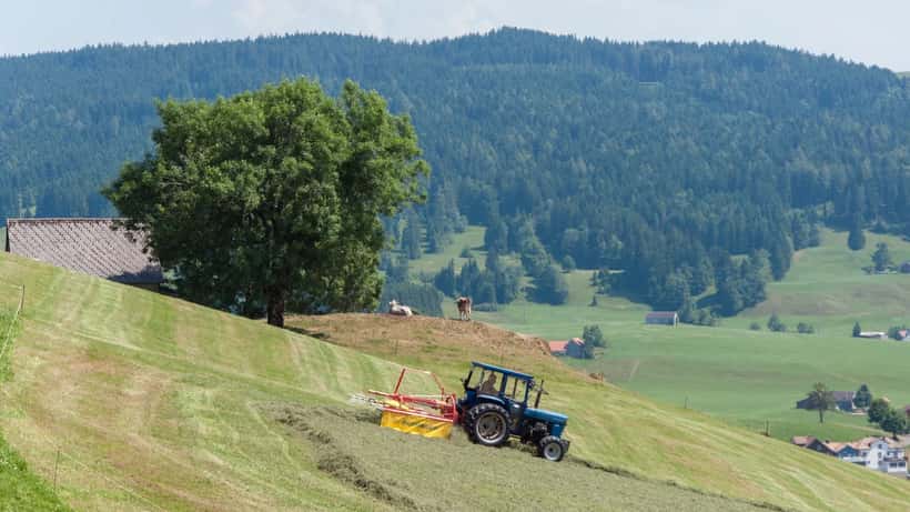 Paysage du canton d'Appenzell Ausserrhoden, Gais, Suisse