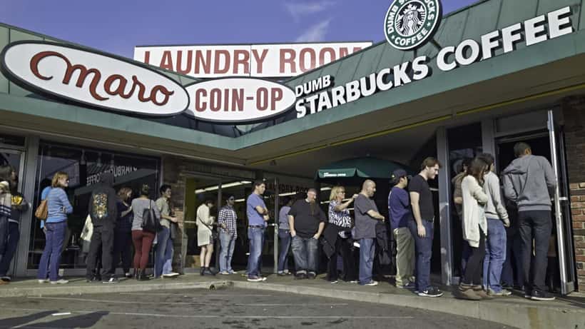 Dumb Starbucks storefront, the Nathan Fielder comedy stunt