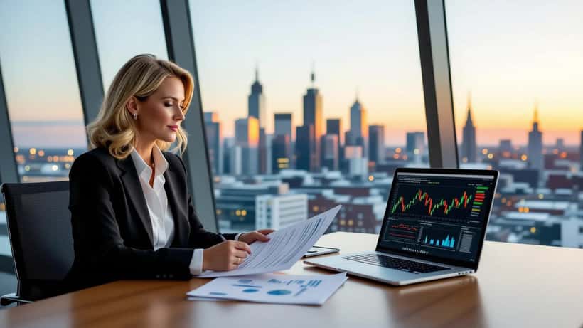 Stockholms börshus fasad med kolumner, finanscentrum