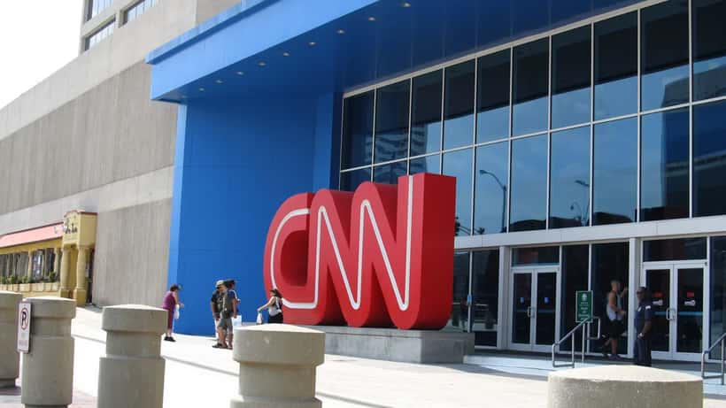 CNN Center in Atlanta, Georgia, het hoofdkantoor van het CNN nieuwsnetwerk