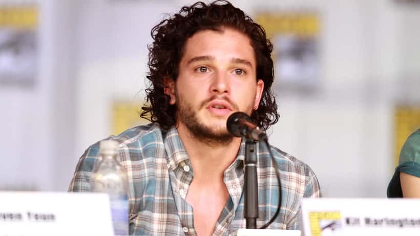 Kit Harington at a press event, now cast as Gilderoy Lockhart in the HBO Harry Potter series Season 2