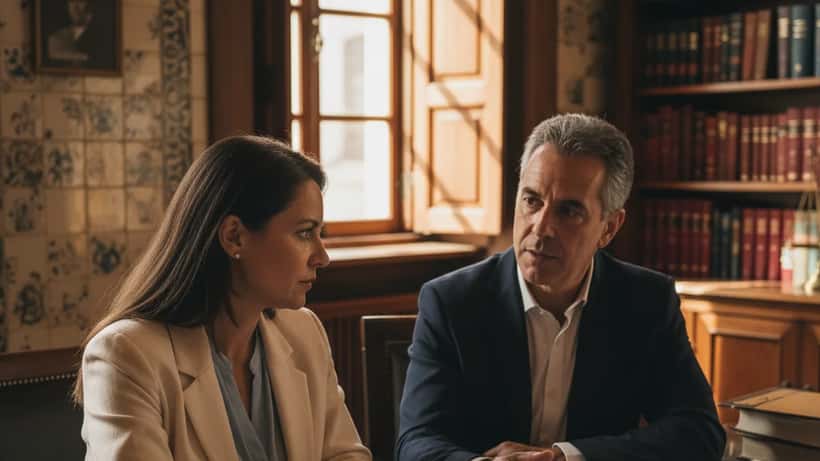 Brasileira em Lisboa consultando advogado sobre nova lei da nacionalidade portuguesa em 2026