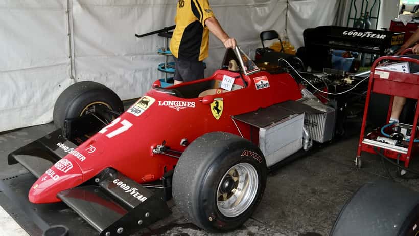Ferrari 156 di Michele Alboreto esposta all'Adelaide Motorsport Festival 2026