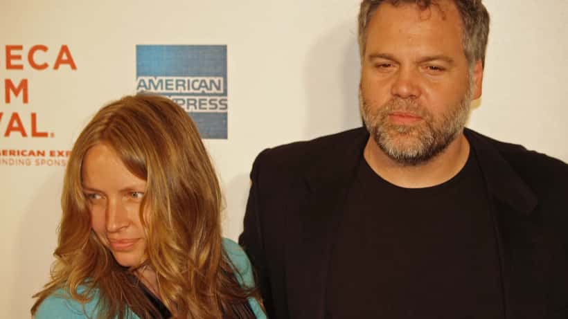 Vincent D'Onofrio and wife Carin van der Donk at a public event