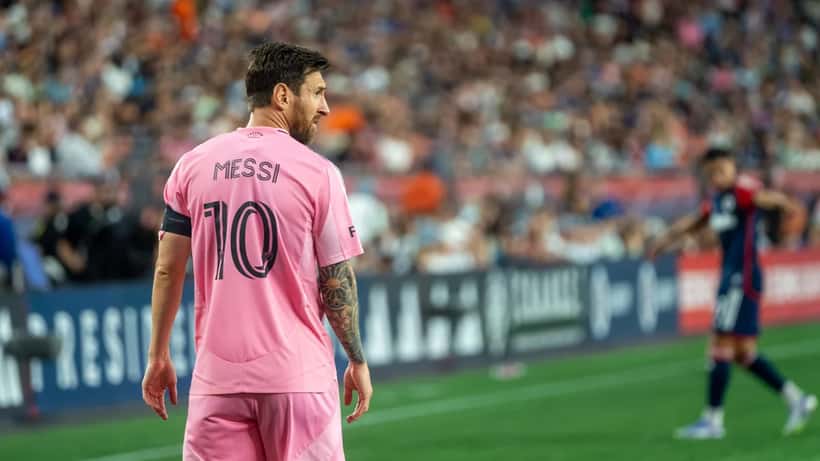 Lionel Messi en action lors d'un match de l'Inter Miami CF en MLS