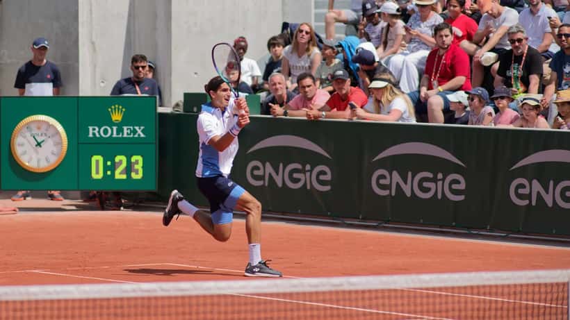 Pierre-Hugues Herbert lors des qualifications de Roland-Garros 2026