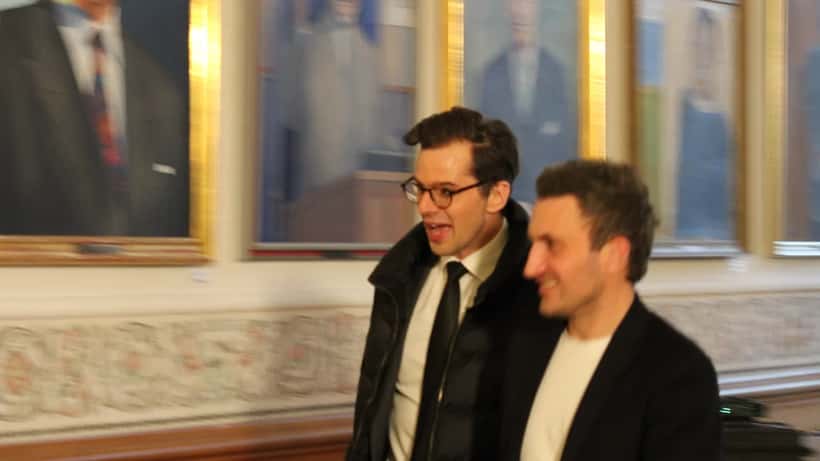 Alex Vanopslagh, leder af Liberal Alliance, til politisk arrangement i København