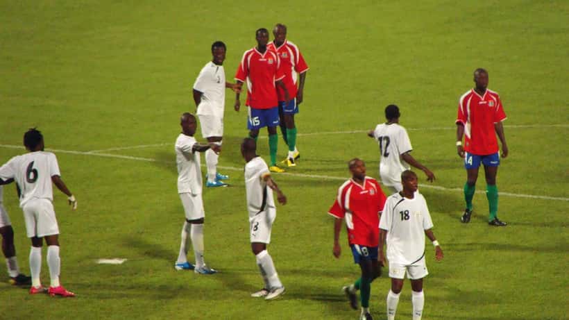 Squadra nazionale di calcio del Burkina Faso prima dell'amichevole contro l'Argentina a Buenos Aires, ottobre 2026