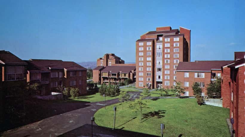 Cornell University North Campus aerial view — Ithaca, New York