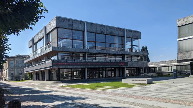 Das Gebäude des Bundesverfassungsgerichts in Karlsruhe