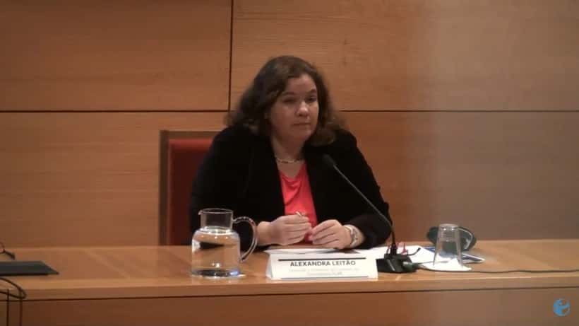 Alexandra Leitão, candidata do PS à presidência da Câmara de Lisboa, em conferência sobre política e governação em Portugal