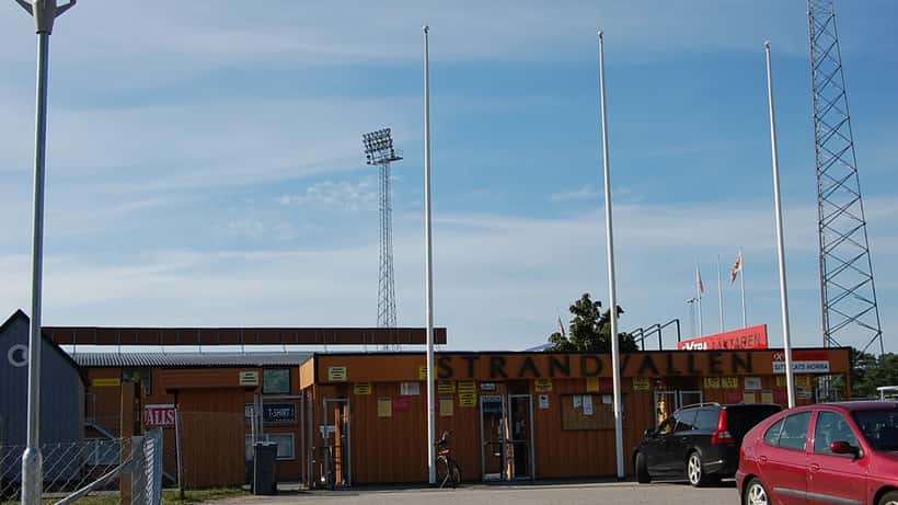 Strandvallen i Sölvesborg, Mjällby AIFs hemmaarena renoverad för UEFA-kval
