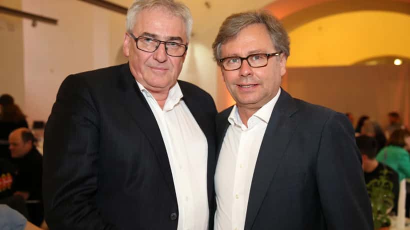 Pius Strobl und Alexander Wrabetz bei einer ORF-Veranstaltung