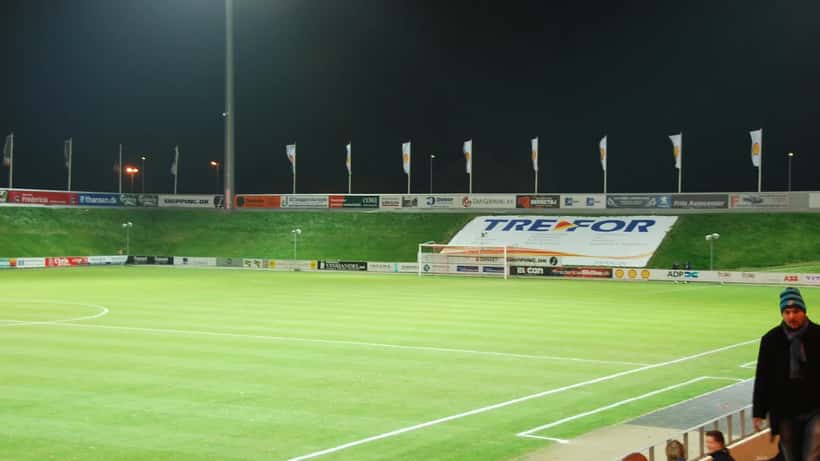 Monjasa Park i Fredericia — hjemmebane for FC Fredericia i Superligaen