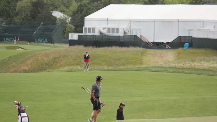 Phil Mickelson on the golf course