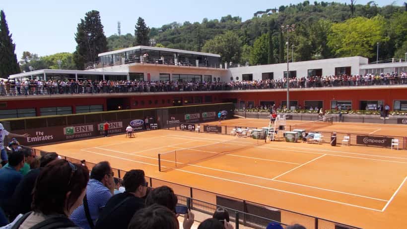 I campi secondari del Foro Italico di Roma, sede degli Internazionali BNL d'Italia