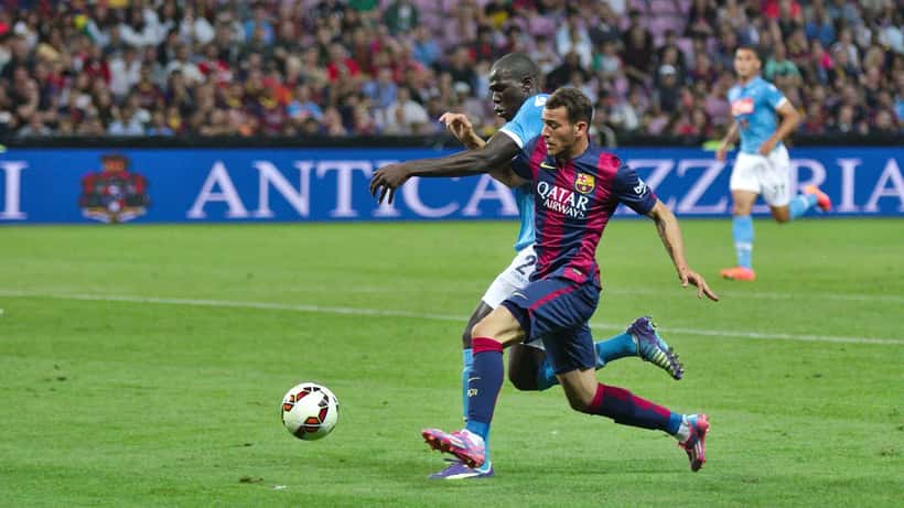 Partita tra Barcellona e SSC Napoli, agosto 2014 — calciomercato e diritti contrattuali