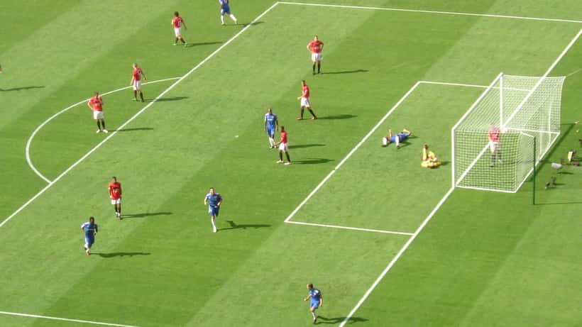 Ricardo Carvalho a celebrar no FA Community Shield 2009, quando jogava pelo Chelsea