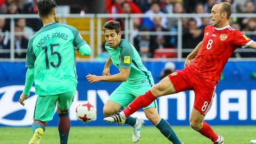 Raphaël Guerreiro im Dress der portugiesischen Nationalmannschaft bei der Confed Cup 2017