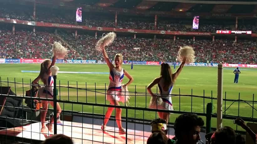 Stadio IPL di cricket in India durante una partita della Indian Premier League 2026