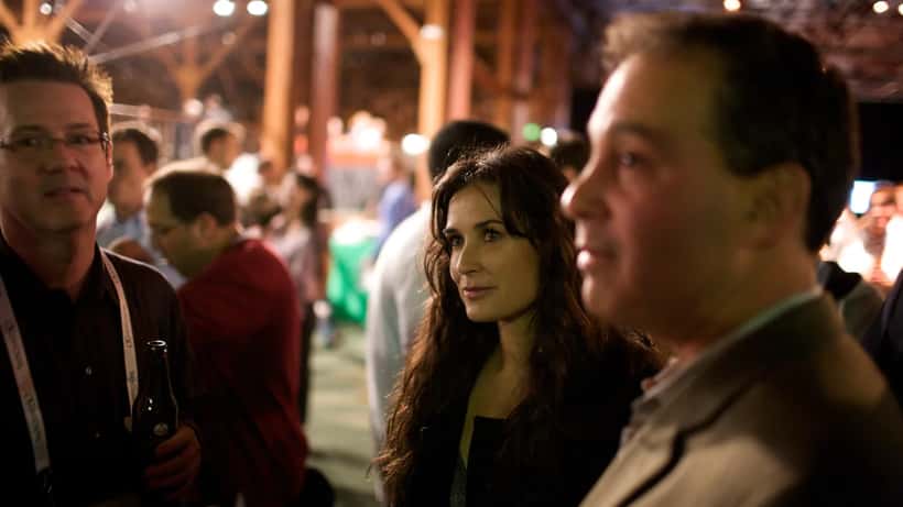 Demi Moore portræt fra offentligt arrangement, 63-årig skuespillerinde