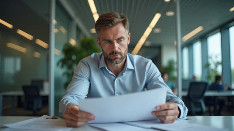 HR professional bespreekt arbeidscontract en ontslagprocedure in kantoor Amsterdam