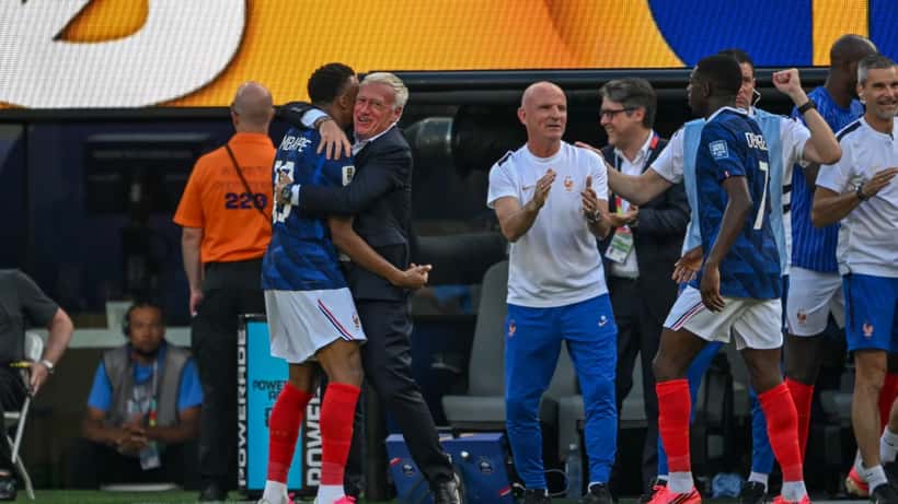 Kylian Mbappé in action for France against Sweden at the 2026 FIFA World Cup