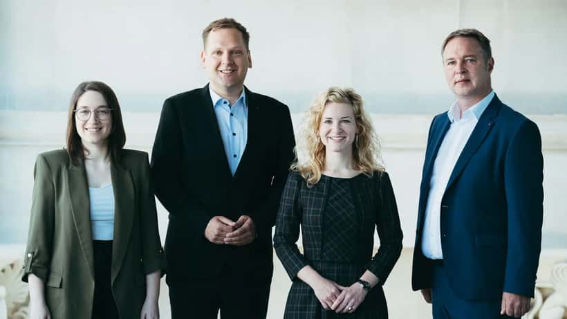 Das neue Team im SPÖ-Parlamentsklub, dem Philip Kucher als Klubobmann vorsteht
