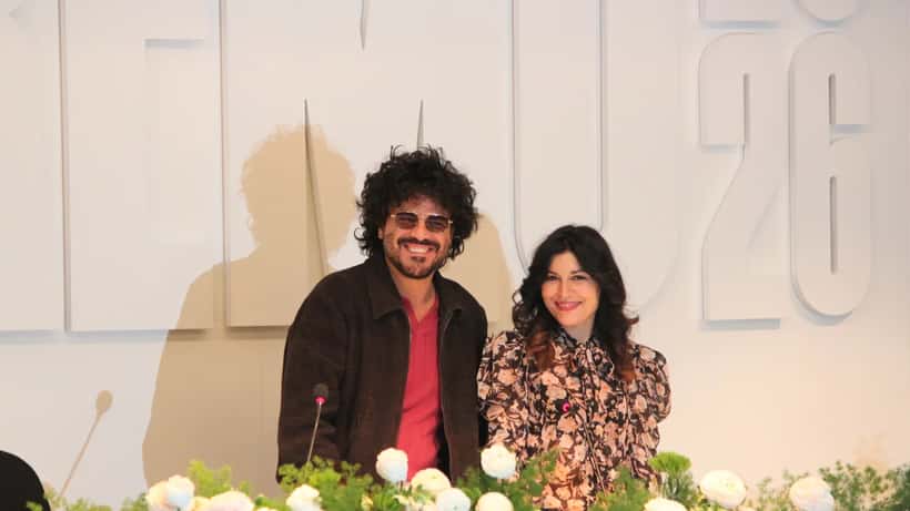 Francesco Renga e Giusy Ferreri alla conferenza stampa di Sanremo 2026