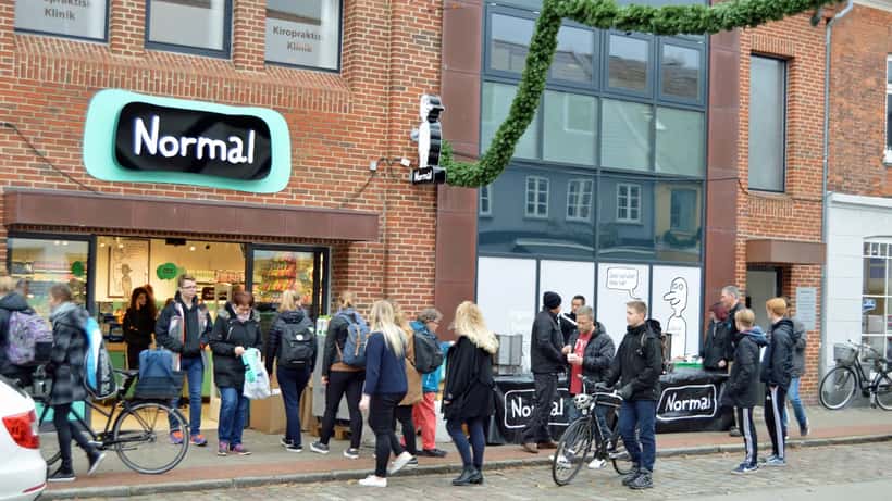 Normal butik i Saltgade Ribe på åbningsdagen