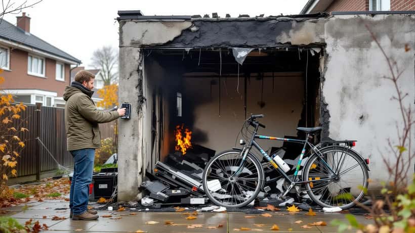 Brandskade fra defekt elektrisk apparat i dansk hjem 2026