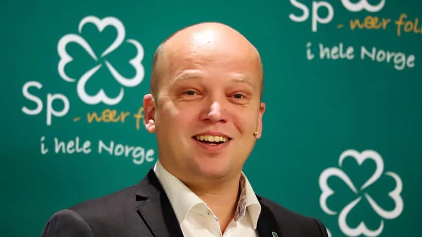 Trygve Slagsvold Vedum holder tale, Senterpartiets leder og kritiker av statsbudsjettet 2027
