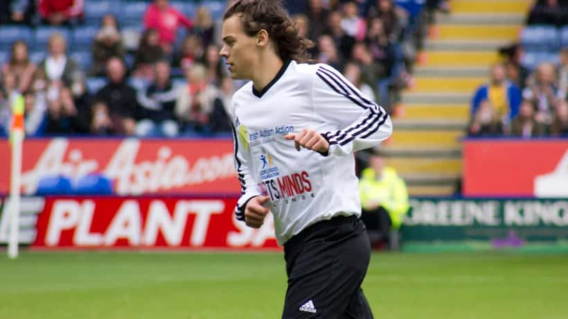 Harry Styles uppträder på scen 2018