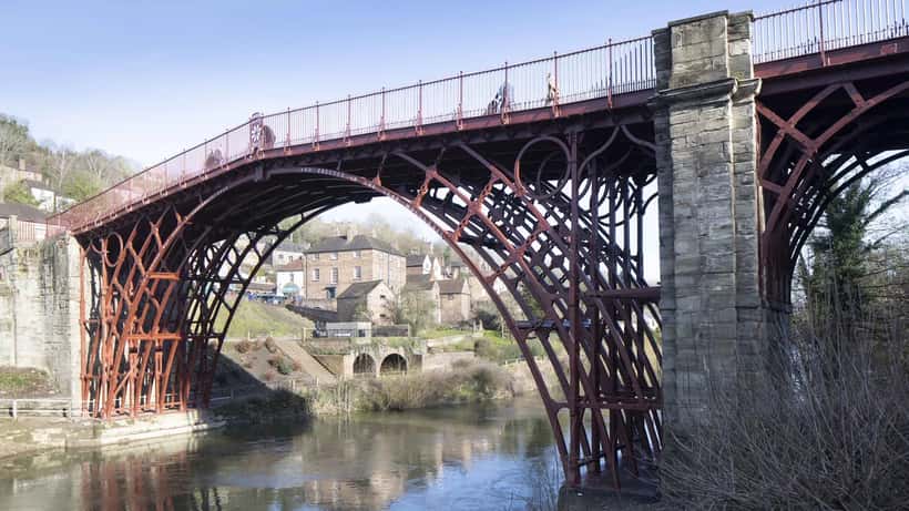 The Iron Bridge in Telford, Shropshire, England
