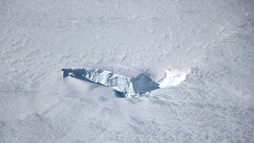 Grönlands isar och glaciärer fotograferade från luften av NASA