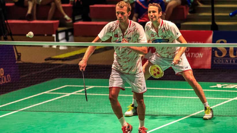 Mathias Boe og Carsten Mogensen ved US Open Grand Prix Gold 2014