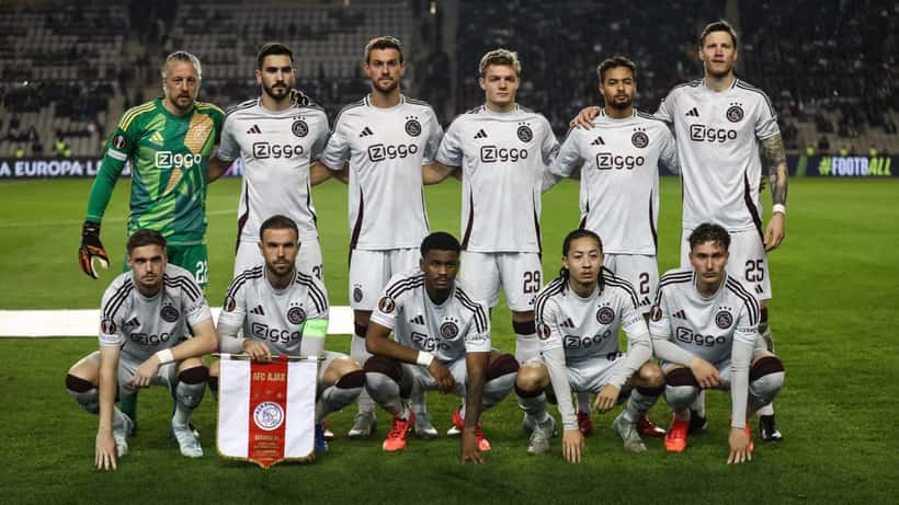 Wout Weghorst in Ajax jersey during Champions League qualifier, October 2024