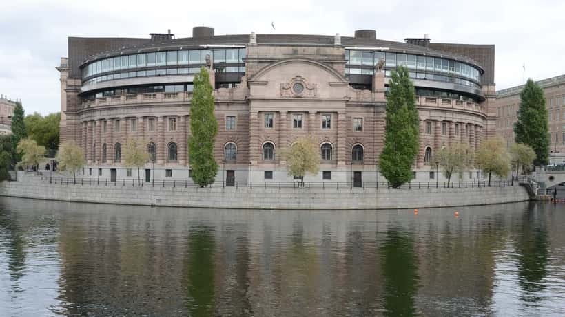 Riksdagshuset i Gamla stan, Stockholm — riksdagsvalet 2026