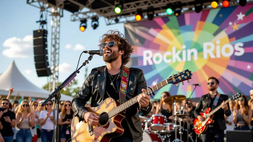 Cartaz do Rock in Rio Lisboa 2026, festival de música em Lisboa em junho de 2026